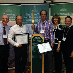 Fred Losani And Peter Turkstra Awarded The Calypso Orchid Environmental Award